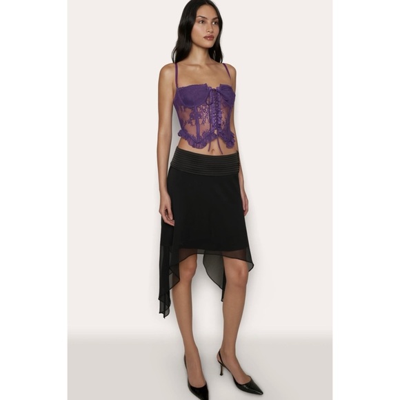 DANIELLE GUIZIO Aleia ruffle corset NEW - Picture 3 of 9